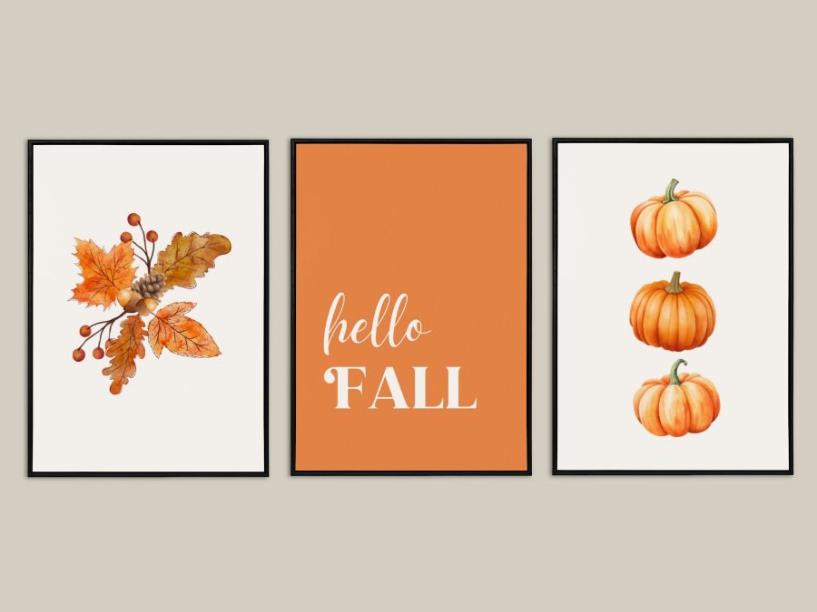 fall wall art printable