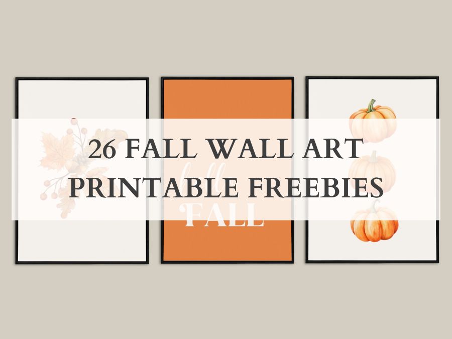 Fall wall art printable